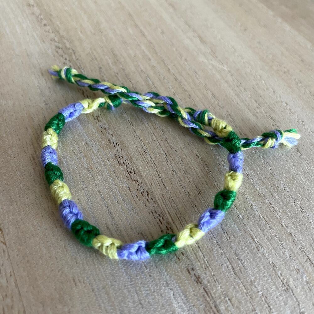 Yessenia Bracelet, anklet, trendy, comfortable, tie, embroidery thread, woven, g